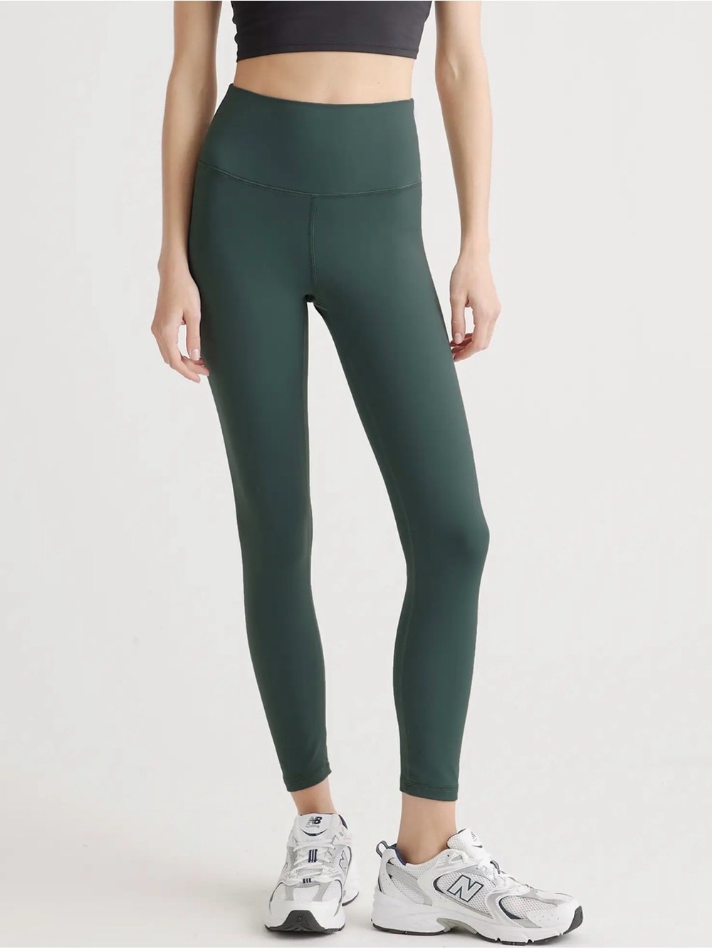 Quince NWT size Small Ultra-Form High Rise Pocket Leggings Forest Green